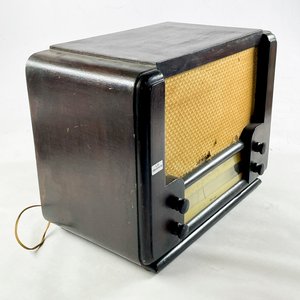 Radio Antigua de Madera con Parlante Rola - imagen 3