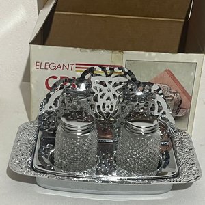 Set de Salero, Pimentero y Servilletero "Elegant Cruet Set" - imagen 8