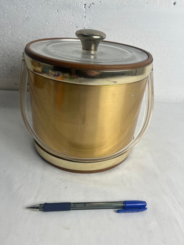 Estante de Hielo Vintage con Lid y Manija - imagen 6