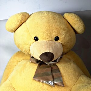 Oso de Peluche Gigante Amarillo con Bufanda - imagen 3