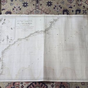Par de Mapas Antiguos: Carta Esférica de la Costa del Brasil, 1827 - imagen 6