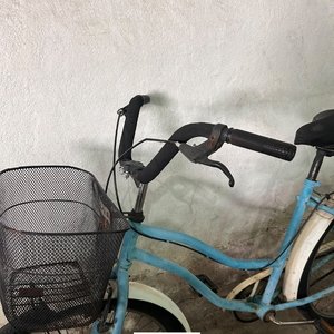 Bicicleta de Paseo para Dama Celeste con Canasto - imagen 5