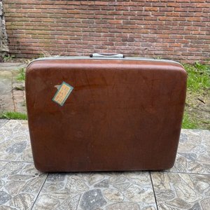 Valija Samsonite Marrón Vintage - imagen 3
