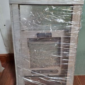 Set de 3 Piezas: Puerta de Vidrio Corrediza, Ventana de Baño y Cortina - imagen 3
