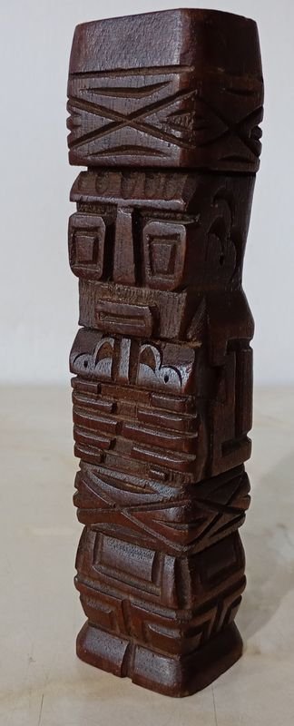 Tótem de deleidad Maya en Madera - Arte y Decoración - imagen 2