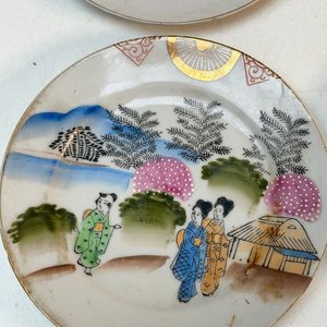 Conjunto de Tazas y Platos de Té Estilo Japonés Oriental - imagen 2