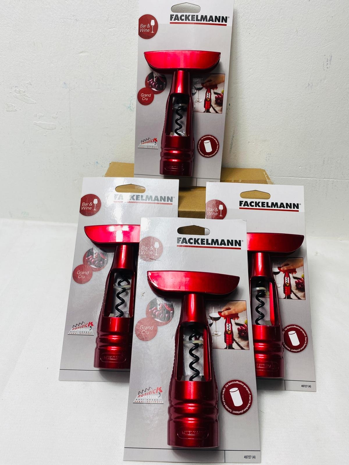 Item lote-x8-saca-corchos-rojos - Image 1