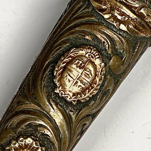 Cuchillo Criollo con Vaina de Platería y Oro - imagen 3