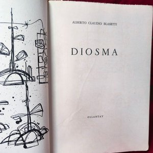 Diosma de Alberto Claudio Blasetti - 1ra Edición Editorial Ollantay (1958) - imagen 3