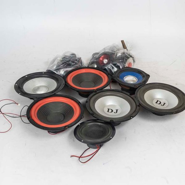 Lote de 7 Parlantes y Tweeters DJ