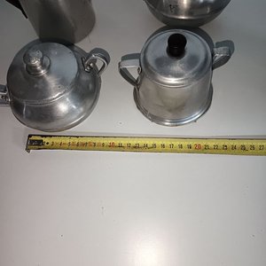Juego de Cafeteras y Azucareros de Aluminio - imagen 6
