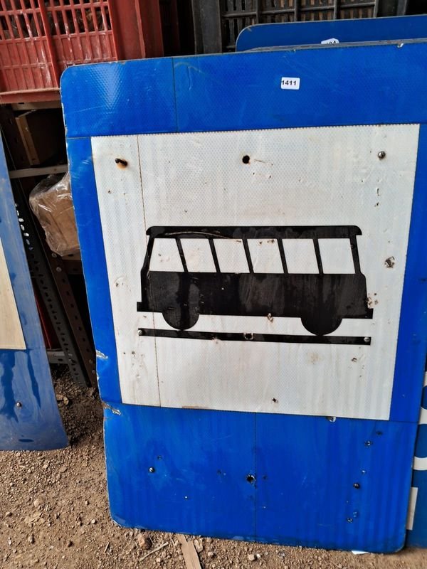 Cartel de señalización de parada de autobús - imagen 2