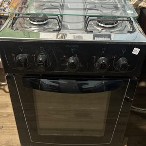 Lote siguiente: Cocina a Gas Punkal PK-268BK con Encimera de Vidrio Templado