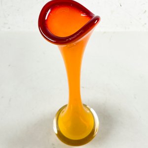 Violetero de Cristal Murano Naranja 32 cm - imagen 3