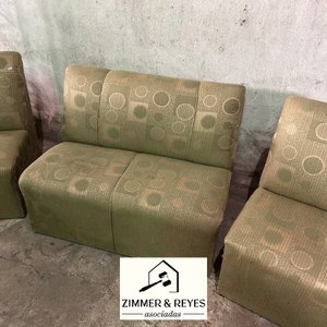 Juego de Sillones Tapizados Verdes - imagen 4