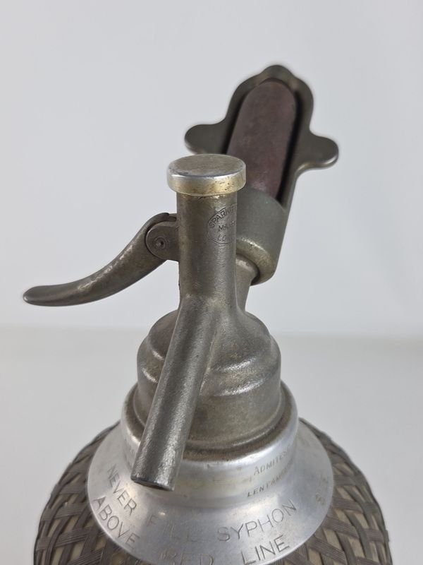 Antiguo Sifón Inglés con Malla Metálica - Venta en Subasta - imagen 8