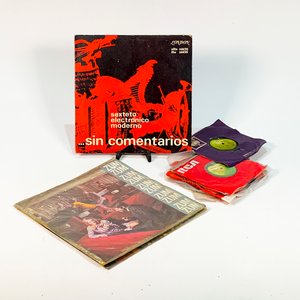 Lote de 15 Discos de Vinilo Lompley y Simples: The Beatles, Santana y más - imagen 1