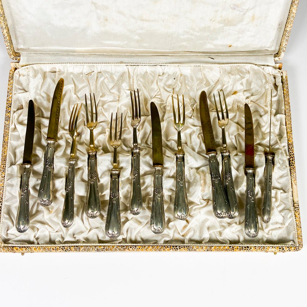 Juego de cubiertos para postre en plata - imagen 2