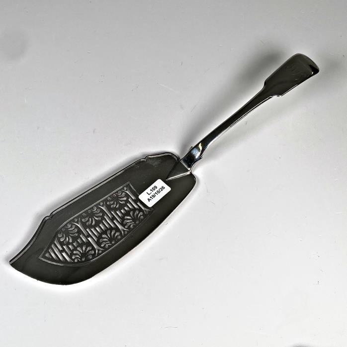 Pala de Servir Antigua de Plata Inglesa - Año 1823