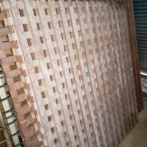 Seis rejillas madera eucalipto 200 x 240 cm y 175 x 300 cm - imagen 2