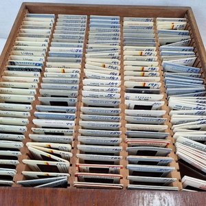 Lote de Cajas de Madera con Diapositivas y Accesorios Agfa Natarix para Cámara - imagen 3