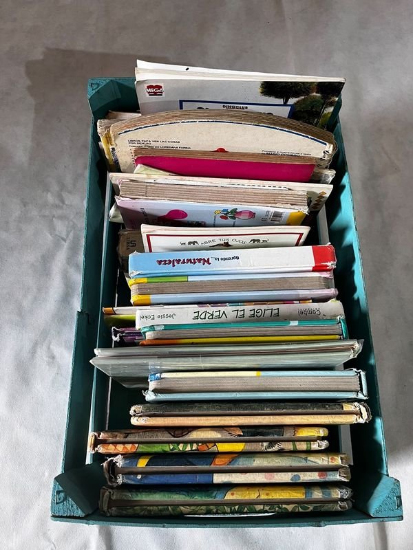 Cajón con Libros Varios