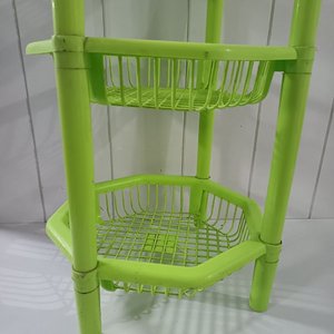 Repisa Plástica Verde de 3 Niveles - imagen 3
