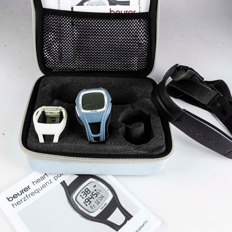 Reloj digital Beuer con pulsómetro y estuche