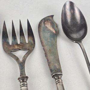 7 Cubiertos de Servicio Christofle de Plata - imagen 4