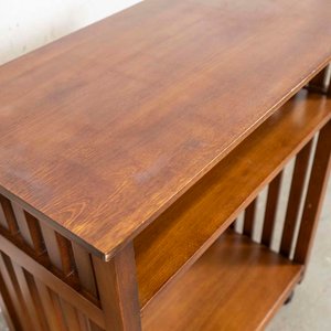 Mueble Rodante de Madera con Estantes y Ruedas - imagen 2