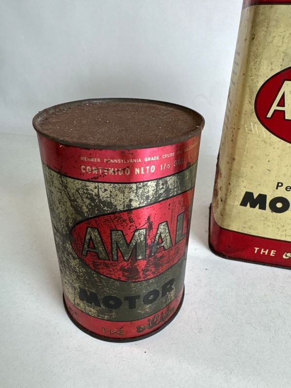 Antiguas latas de aceite con su contenido - imagen 5