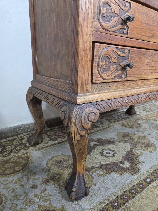 Aparador en roble estilo Reina Ana. - Muebles antiguos de alta calidad - imagen 4