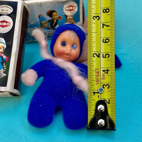 Dos pequeñas muñecas miniatura Fofolete de los años 70 - imagen 4