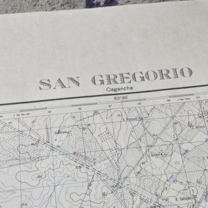 Mapa Topográfico San Gregorio de Polanco, Instituto Geográfico Militar Uruguay - imagen 2
