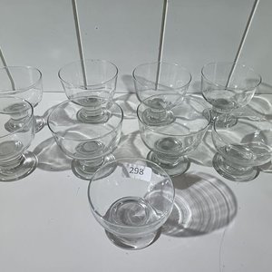 Lote de 9 Copas para Helado de Vidrio Transparente - imagen 4