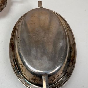 Par de Bandejas de Plata con Tapa y Asa - imagen 2