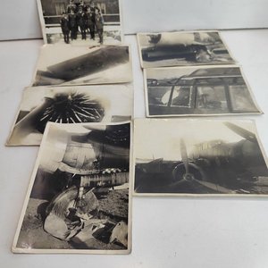 Lote de 7 Fotos Históricas: Bombardeo Italiano Segunda Guerra Mundial - imagen 4