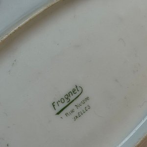 Juego de Porcelana Limoges Francesa con Motivo Japonés - imagen 14
