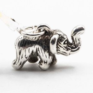 Dije Plata "Elefante" Detallado - 2.5 x 1.5 cm - imagen 2
