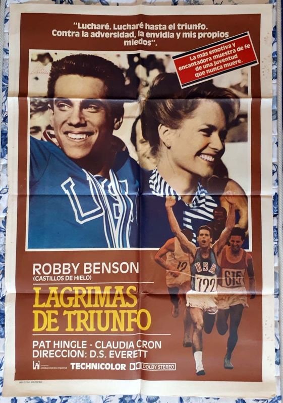 Poster Original "Lágrimas de Triunfo" (Running Brave) - Robby Benson - 1983