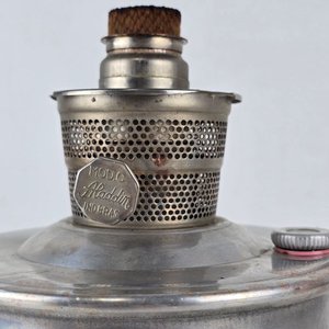 Lámpara de Aceite Aladdin Modelo "Mod. C" en Bronce - imagen 3