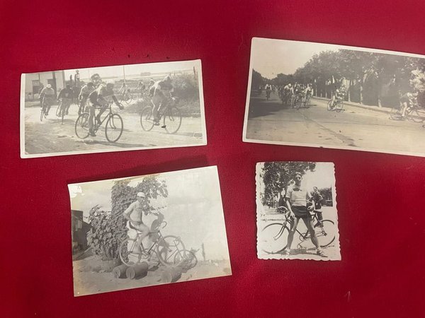 Lote de Fotografías Históricas: Ciclismo Uruguayo 1928-1935