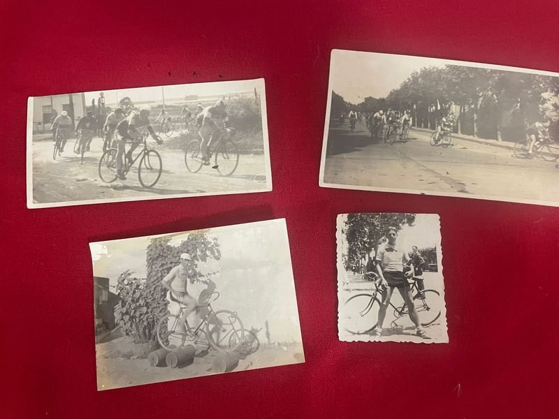 Lote de Fotografías Históricas: Ciclismo Uruguayo 1928-1935