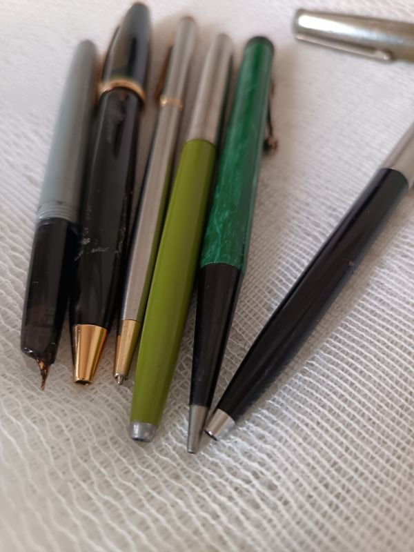 Lote de Plumas y Bolígrafos Antiguos/Vintage - Marca Continental - imagen 2