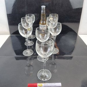 Juego de 8 Copas de Cristal Clásicas para Vino o Licor - imagen 2