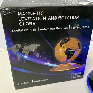 Globo Terráqueo Magnético Flotante con Luz LED Azul y Rotación 360° - imagen 3