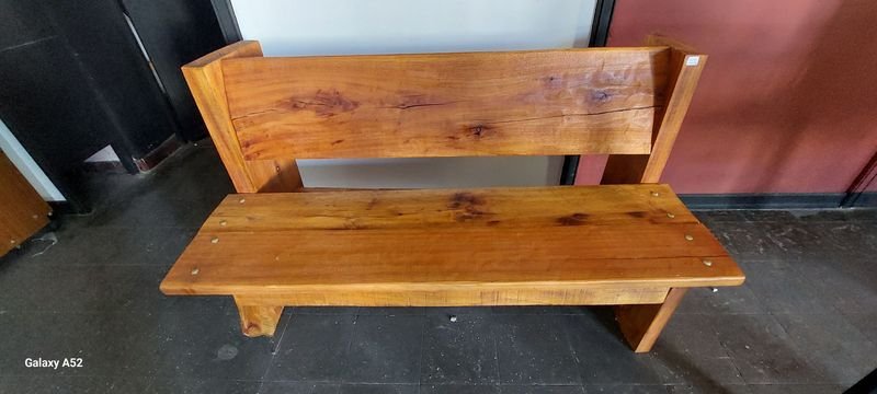 Banco rustico en madera para decoración - imagen 11