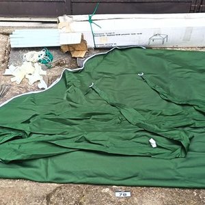 Gazebo Plegable Verde 3x3 Metros Poco Uso - imagen 5