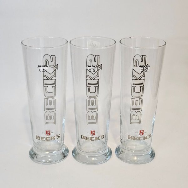 Vasos de vidrio Beck's para cerveza - imagen 2