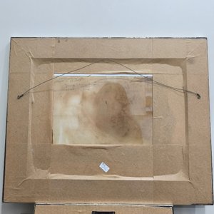 Carlos Aliseris: Óleo sobre Papel "Escena de Desnudos" con Certificado y Marco - imagen 7